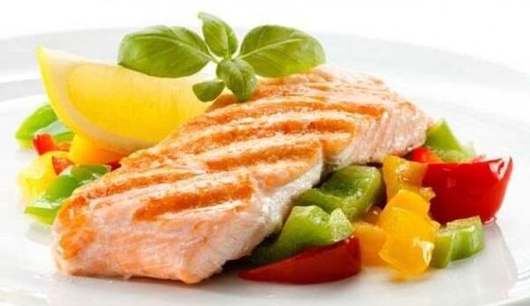 Dukan dietasi uchun sabzavotli baliq